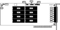 DECISION COMPUTER INTERNATIONAL CO., LTD.   PCCOM 8-BIT ISA 8-PORT RJ-11 RS-232/422