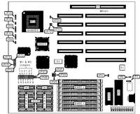 FOREX COMPUTER CORPORATION   386/486 CACHE SYSTEM BOARD